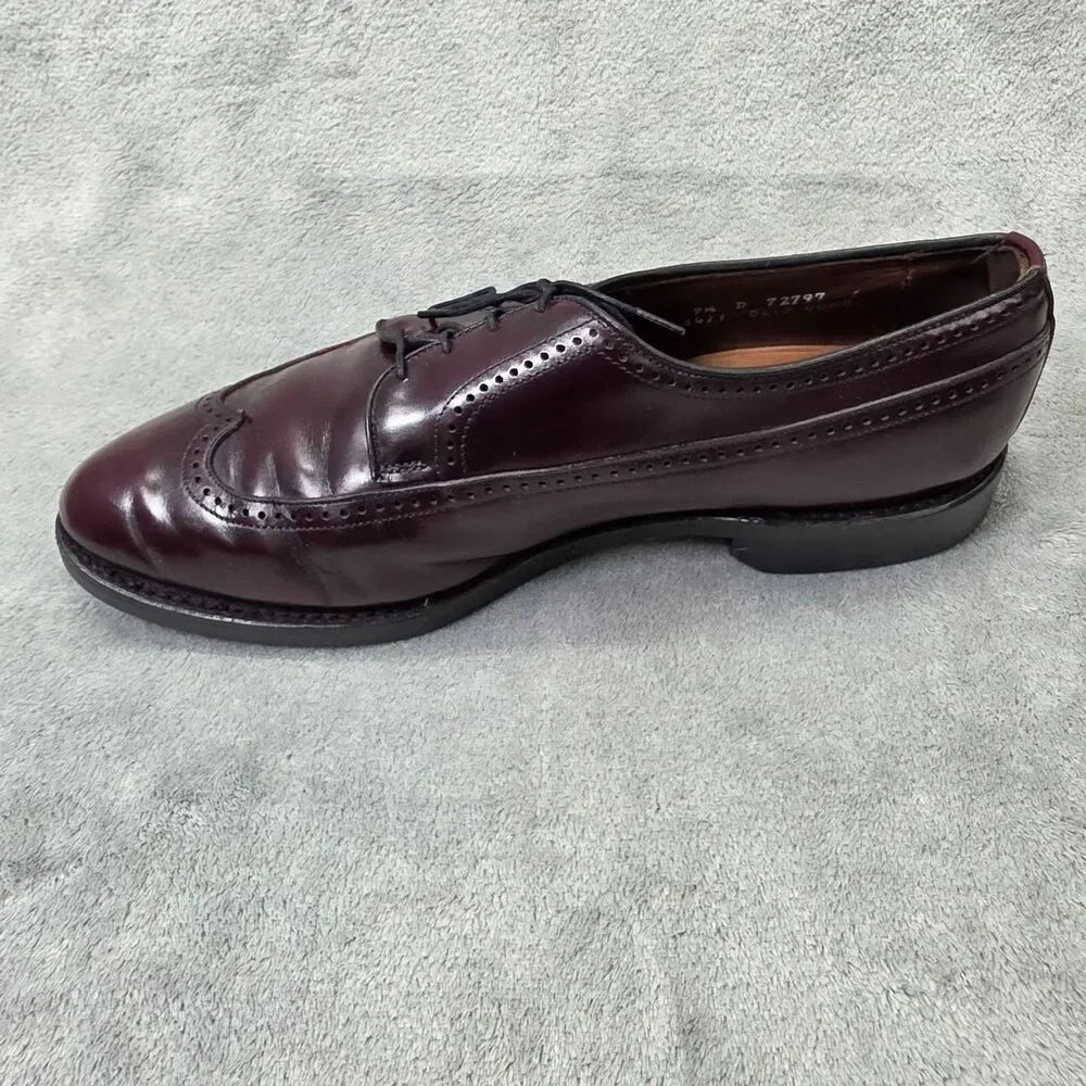Allen Edmonds Men’s Richmond Wingtip Shoes Size 9.5D Burgundy